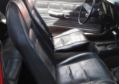 Oldtimer Restauration Musclecar Mustang 1972 Sitze